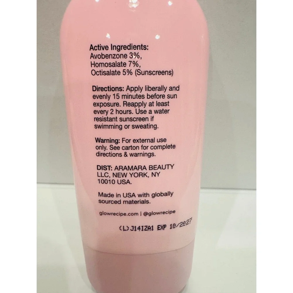 Glow Recipe Watermelon‎ Glow Dew Shield 50ml Pink Hydrating SPF 30 Sunscreen